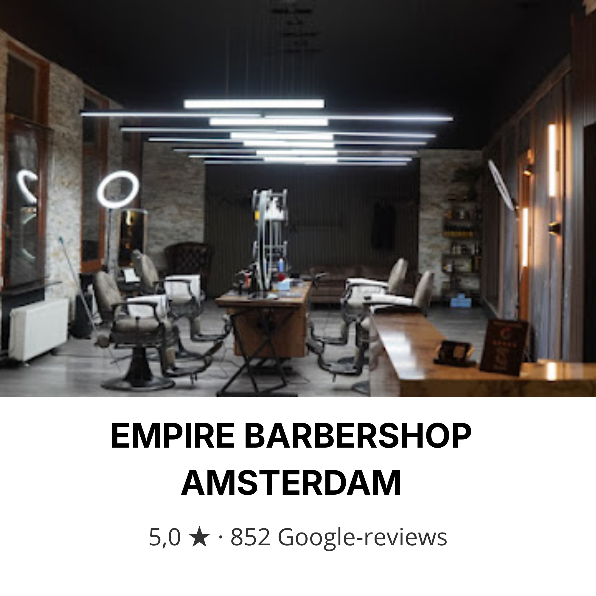Meer Google reviews als kapper: wat we leren van Empire Barbershop Amsterdam